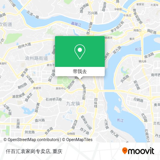 仟百汇袁家岗专卖店地图