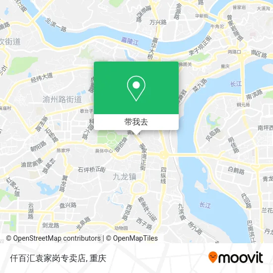 仟百汇袁家岗专卖店地图