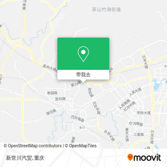 新世川汽贸地图