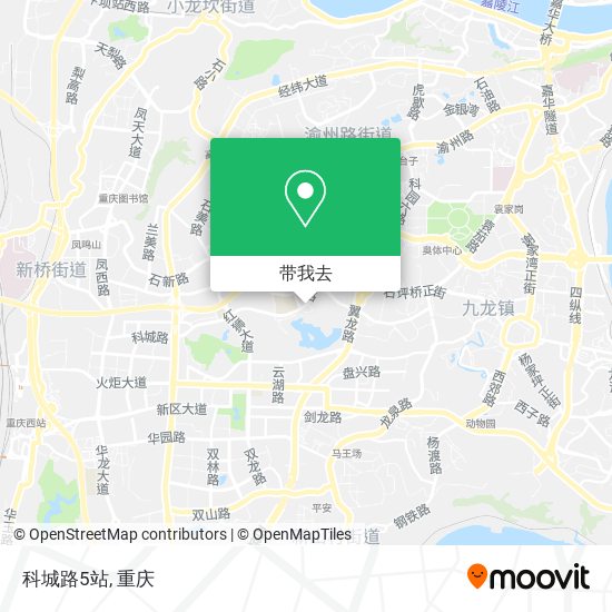 科城路5站地图