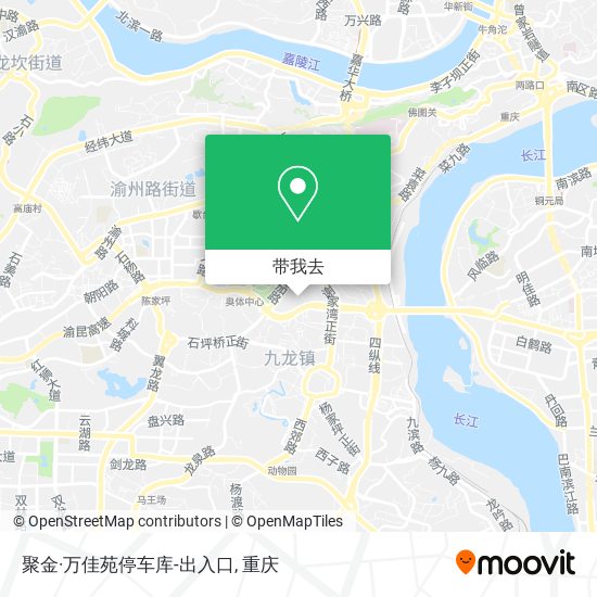 聚金·万佳苑停车库-出入口地图