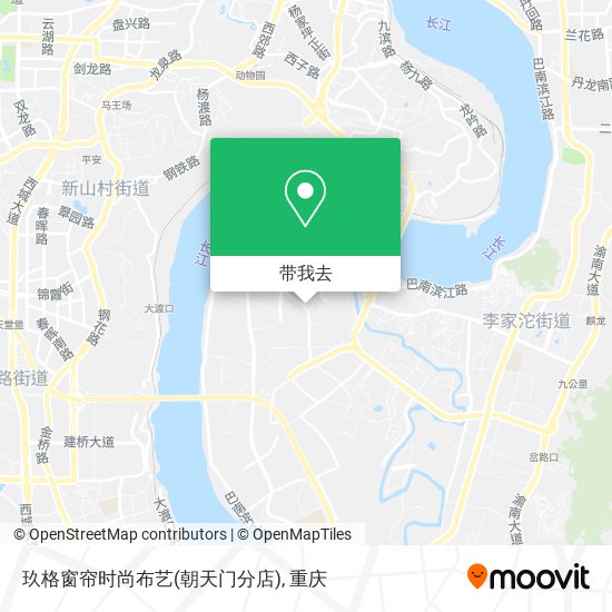 玖格窗帘时尚布艺(朝天门分店)地图