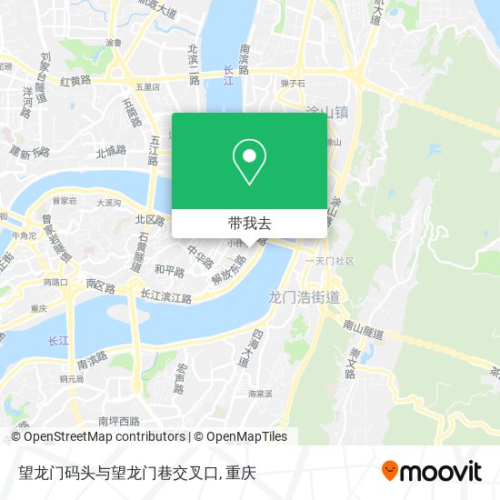 望龙门码头与望龙门巷交叉口地图