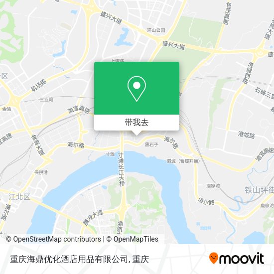 重庆海鼎优化酒店用品有限公司地图