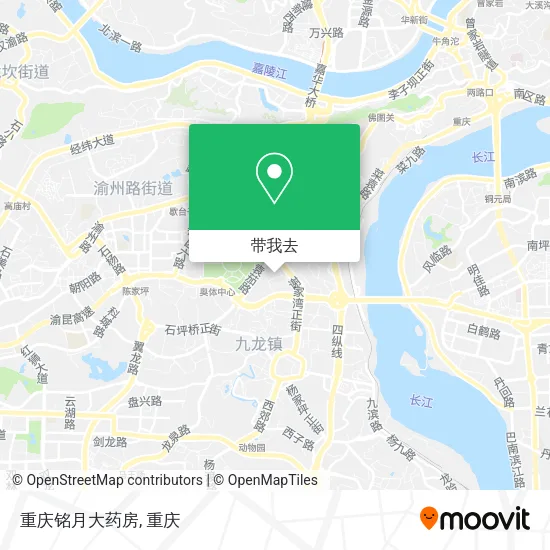 重庆铭月大药房地图