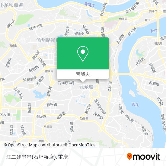 江二娃串串(石坪桥店)地图