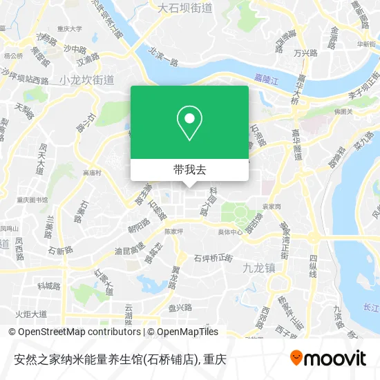安然之家纳米能量养生馆(石桥铺店)地图