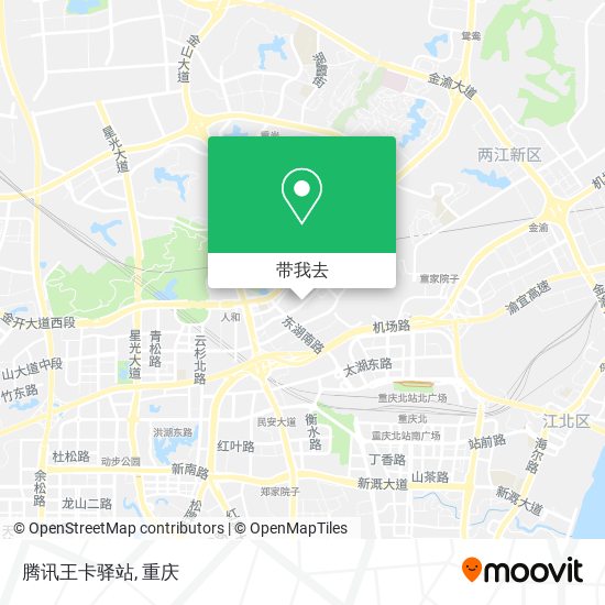 腾讯王卡驿站地图