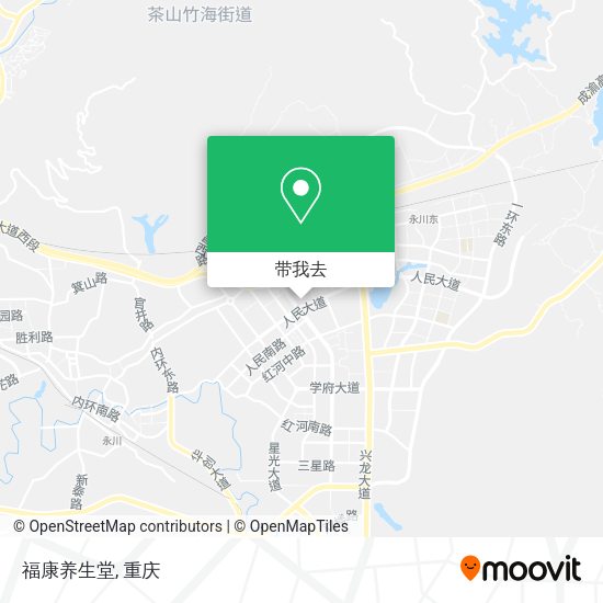 福康养生堂地图