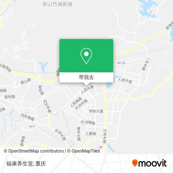 福康养生堂地图