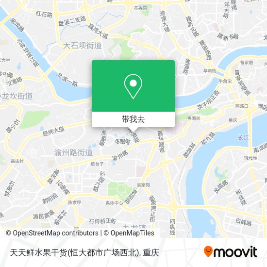 天天鲜水果干货(恒大都市广场西北)地图