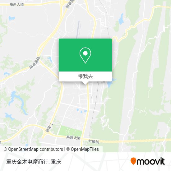 重庆金木电摩商行地图