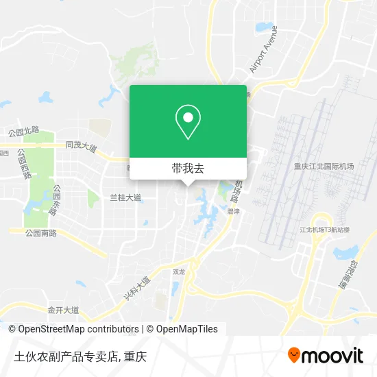 土伙农副产品专卖店地图