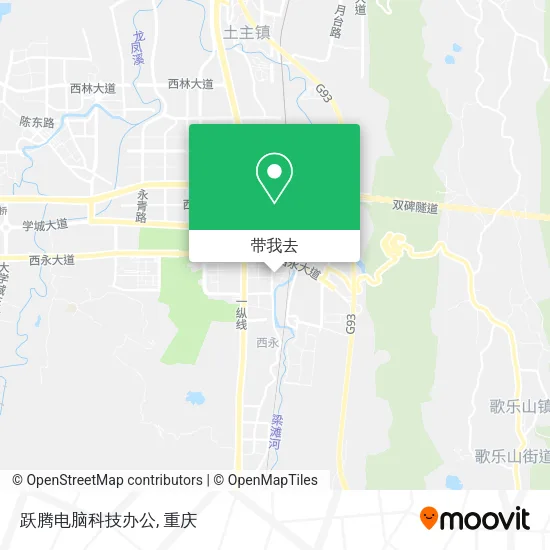 跃腾电脑科技办公地图