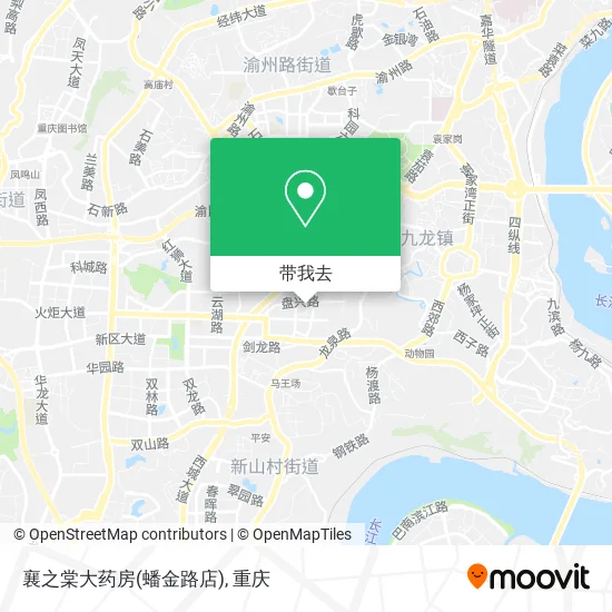 襄之棠大药房(蟠金路店)地图