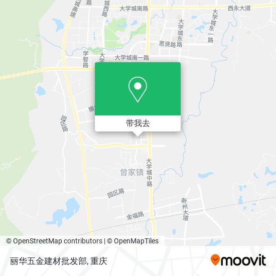 丽华五金建材批发部地图