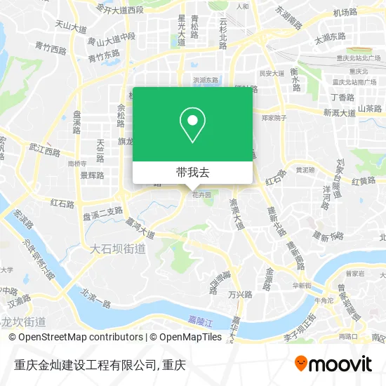 重庆金灿建设工程有限公司地图