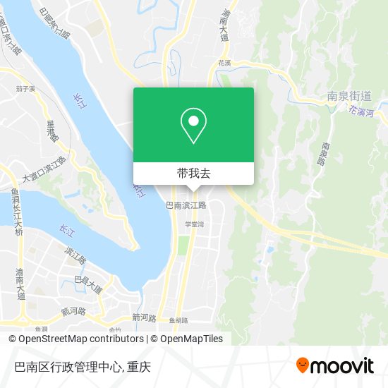 巴南区行政管理中心地图