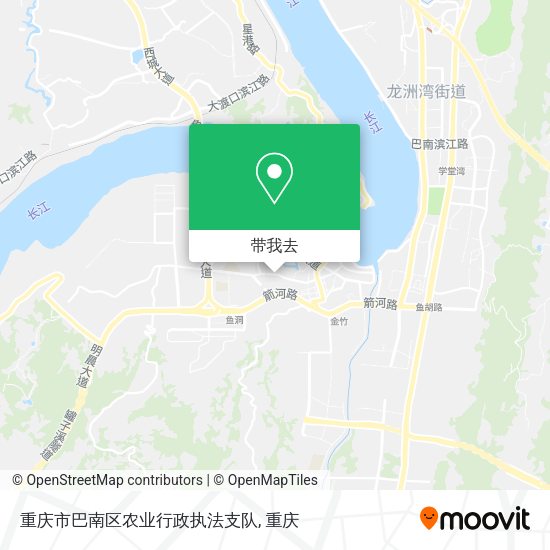 重庆市巴南区农业行政执法支队地图