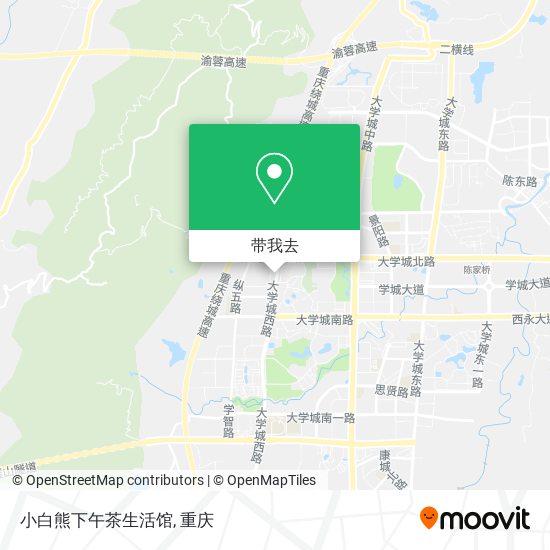 小白熊下午茶生活馆地图