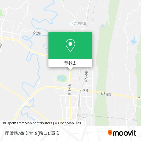 团歇路/垄安大道(路口)地图