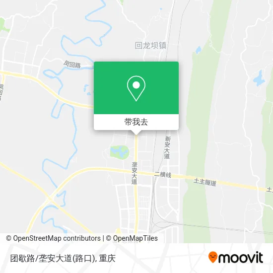 团歇路/垄安大道(路口)地图