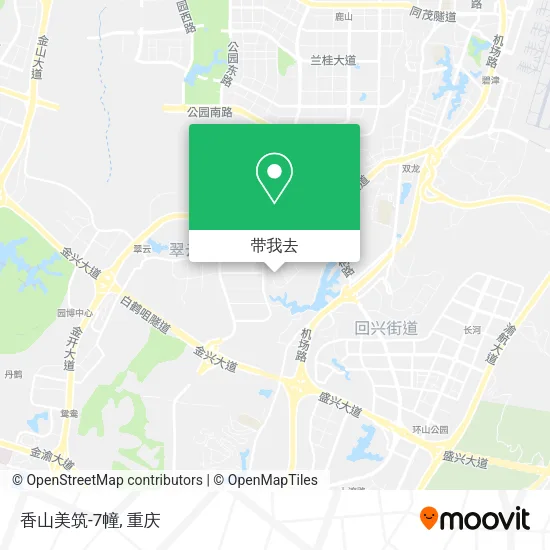 香山美筑-7幢地图