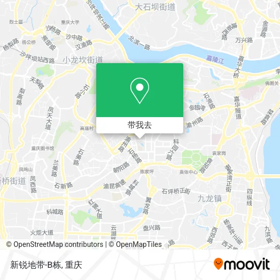 新锐地带-B栋地图