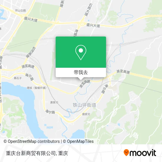 重庆台新商贸有限公司地图