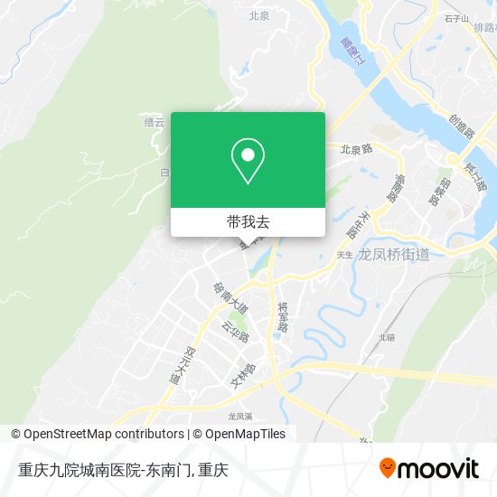 重庆九院城南医院-东南门地图
