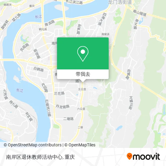 南岸区退休教师活动中心地图