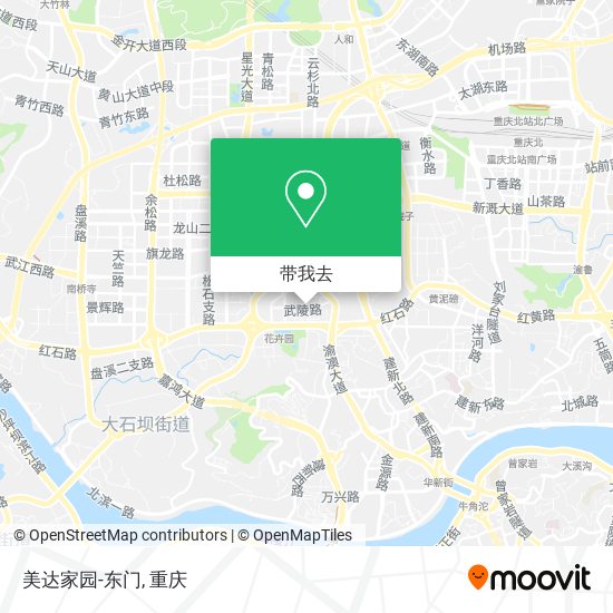 美达家园-东门地图