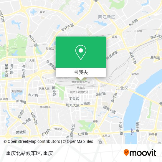 重庆北站候车区地图