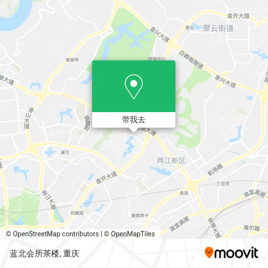 蓝北会所茶楼地图
