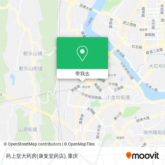 药上堂大药房(康复堂药店)地图