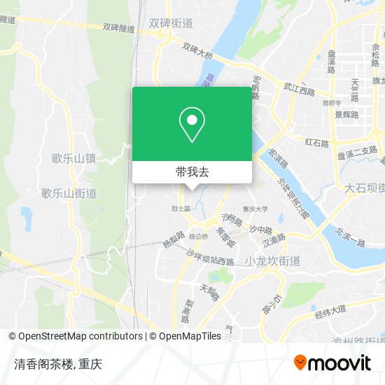 清香阁茶楼地图