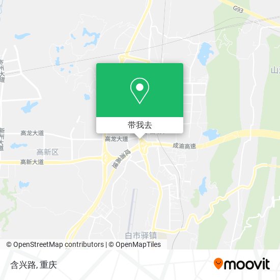 含兴路地图