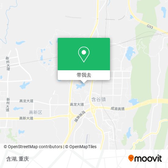 含湖地图