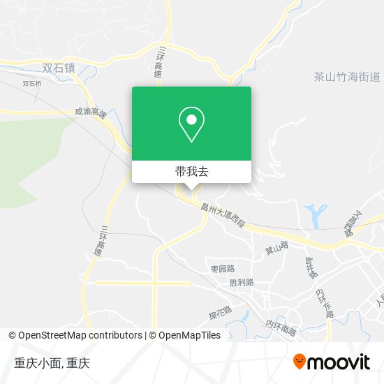 重庆小面地图