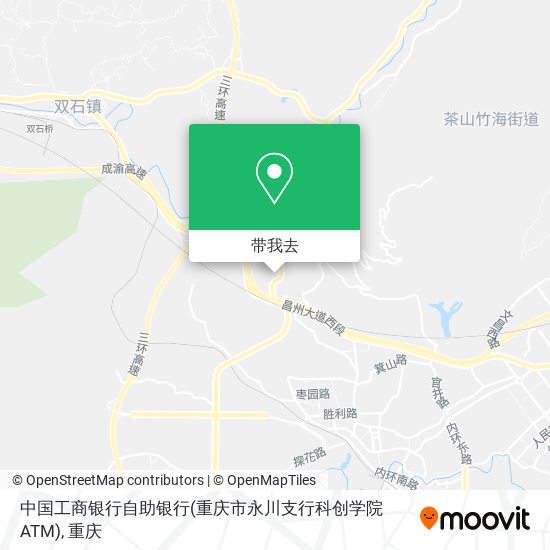 中国工商银行自助银行(重庆市永川支行科创学院ATM)地图