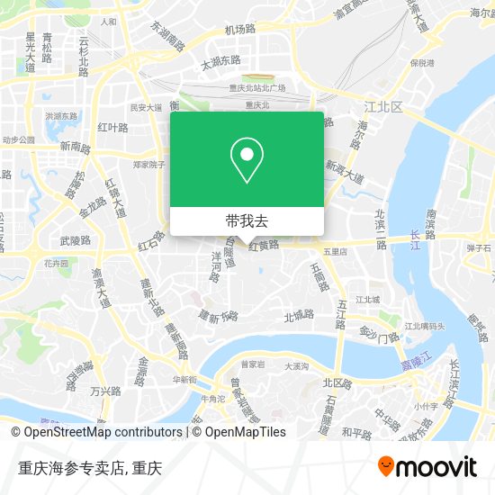 重庆海参专卖店地图