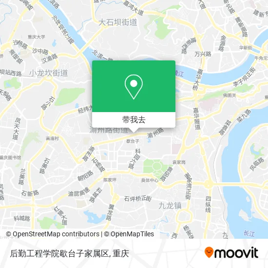 后勤工程学院歇台子家属区地图