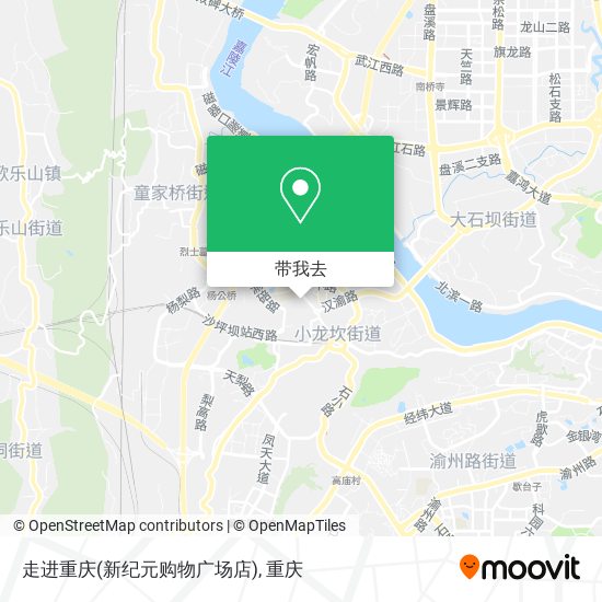走进重庆(新纪元购物广场店)地图
