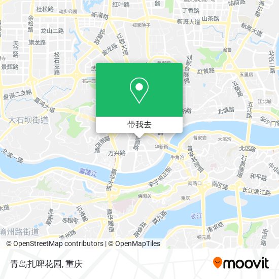 青岛扎啤花园地图