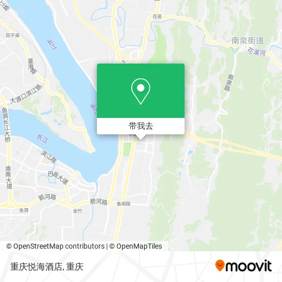 重庆悦海酒店地图