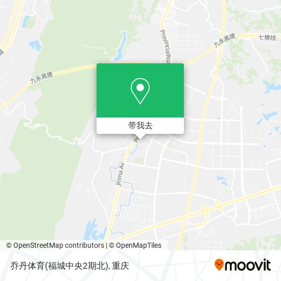 乔丹体育(福城中央2期北)地图