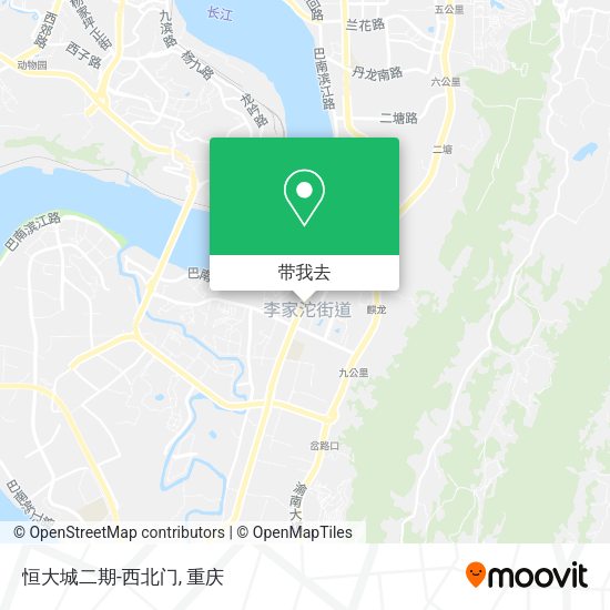 恒大城二期-西北门地图