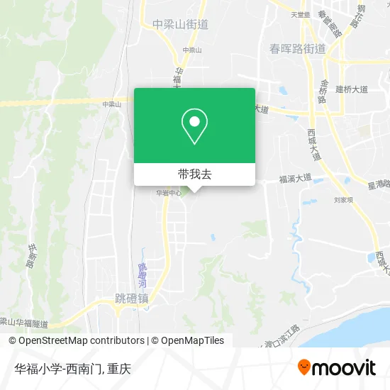 华福小学-西南门地图