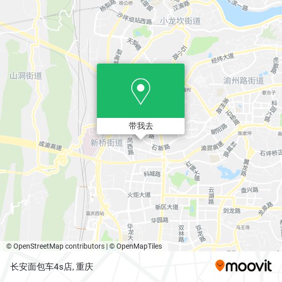 长安面包车4s店地图