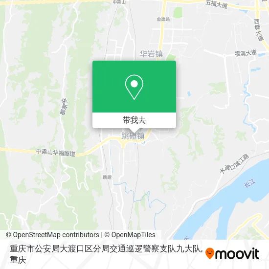 重庆市公安局大渡口区分局交通巡逻警察支队九大队地图